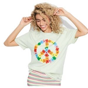 The‎ Phluid Project Peace Sign Graphic T-Shirt 1X